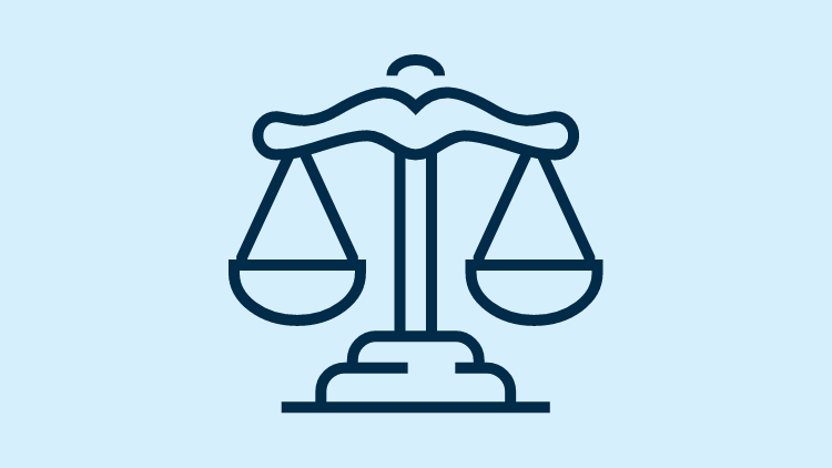 Icon of balance scale