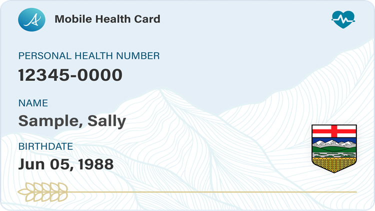 Mobile Alberta Health Card