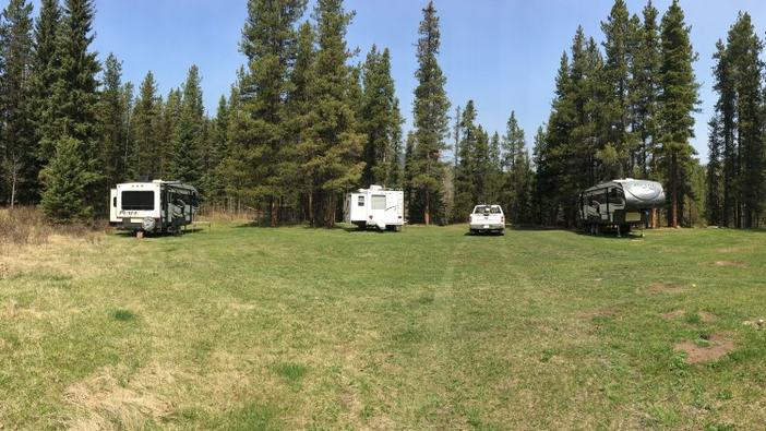 Photo of random campers in the Public Lands Camping Pass area..