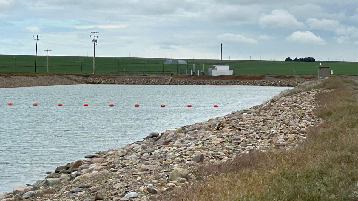 Keho Reservoir in Lethbridge County