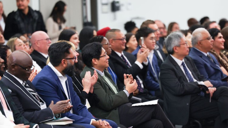 2023 Alberta Newcomer Recognition Awards ceremony audience.