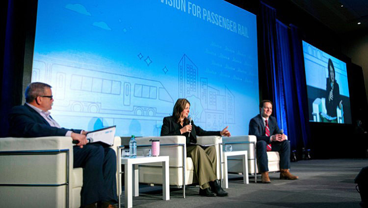 Premier speaking at passenger rail forum