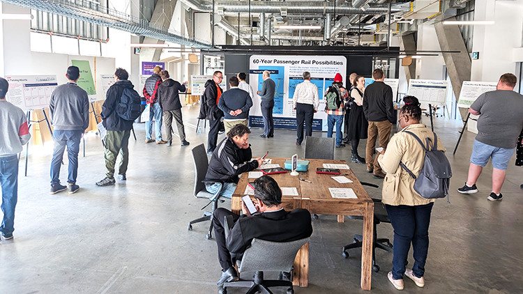 Passenger rail engagement public open house in Calgary, March 10, 2025