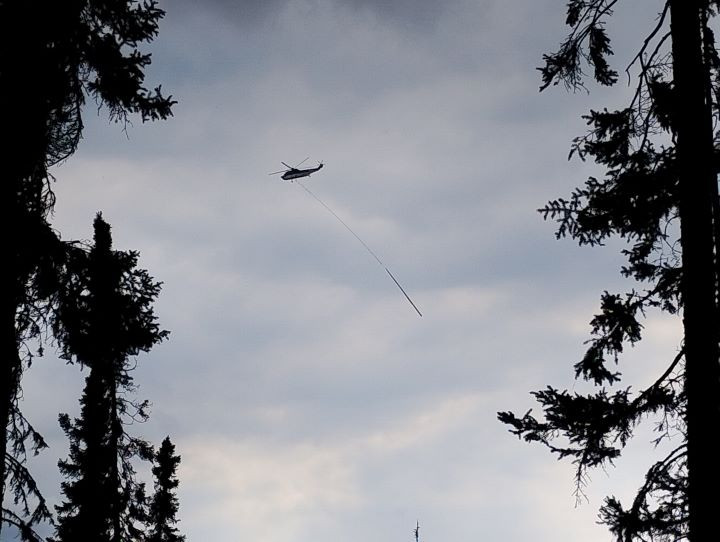 Bucketing operations continue on LWF090