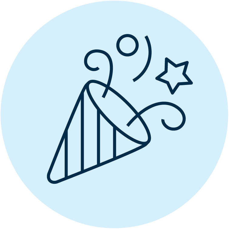 Image of a party favour