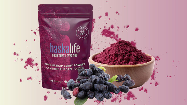 Haskalife - photo of 100% pure haskap berry powder
