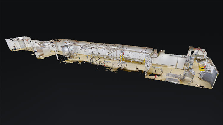 Matterport 3D image of the Food Processing Development Centre interactive 3D model