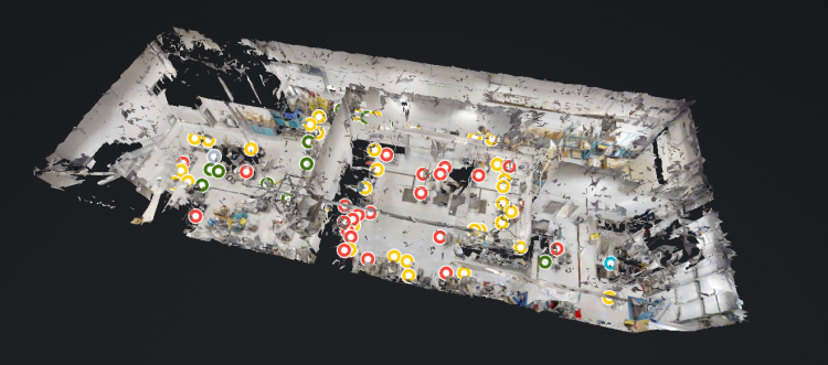 Photo of a 3D facility arial shot