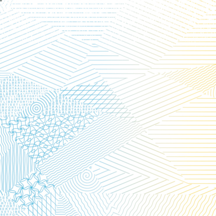 Rainbow printing design feature