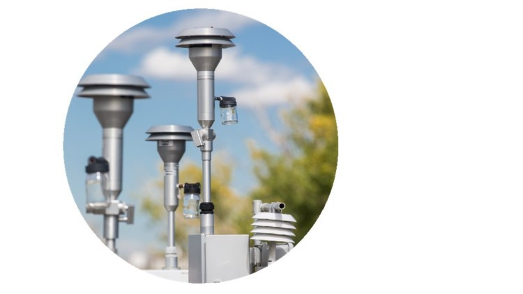 Photo of an air monitoring system.