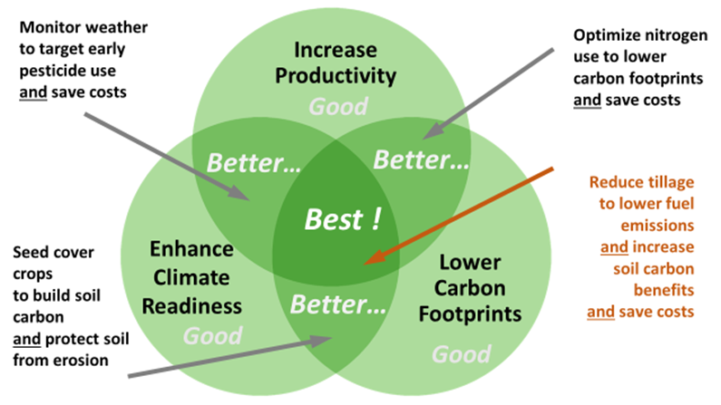 Graph of agriculture management