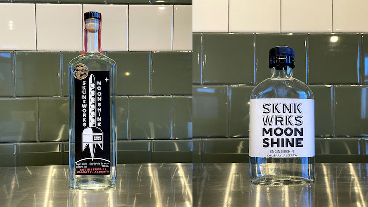 Skunkworks Moonshine Bottles