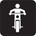 Icon of a person riding a motorbike