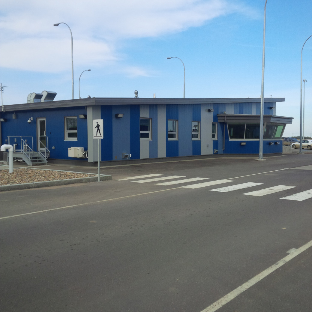 Picture of a Smart Roadside Inspection System in Alberta