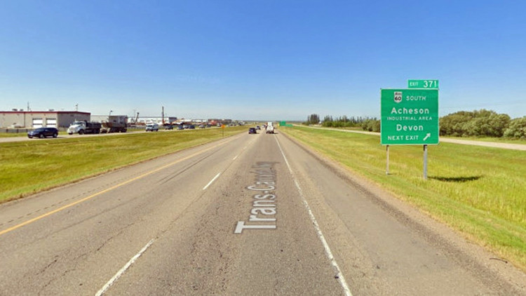 Photo of highway 16 westbound