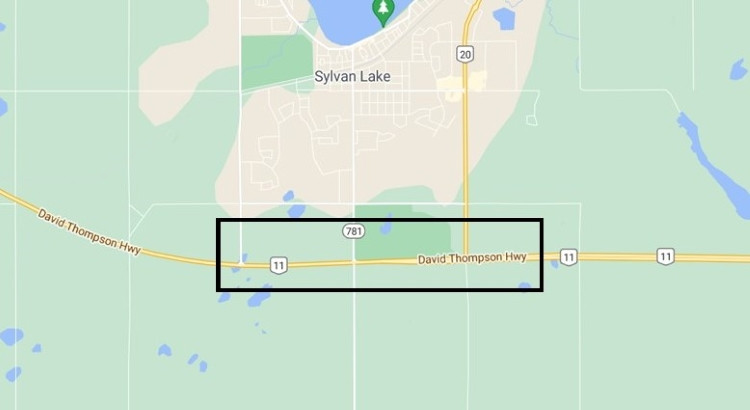 map of Highway 11 project D