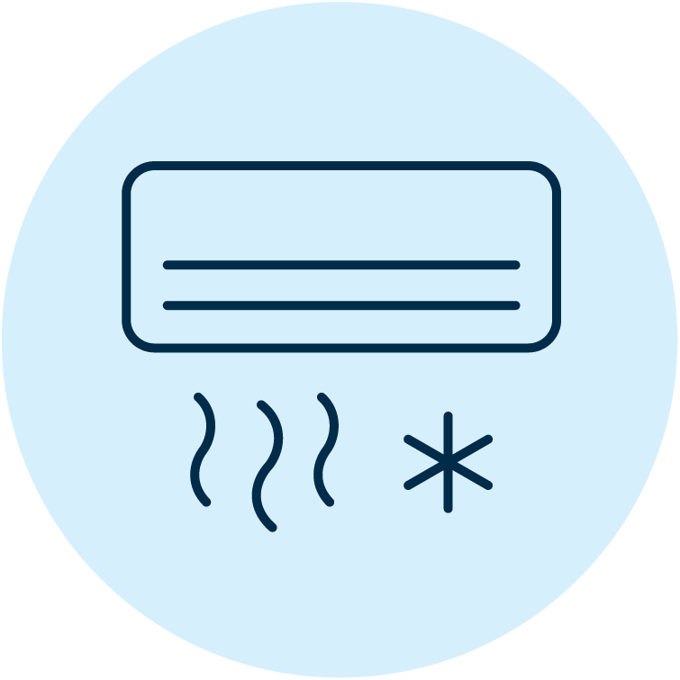 Icon of an air conditioning unit