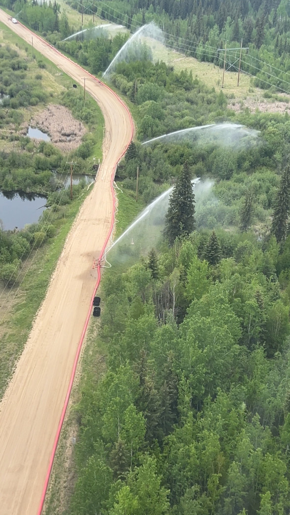 Fire and Flood system near Christina Lake 