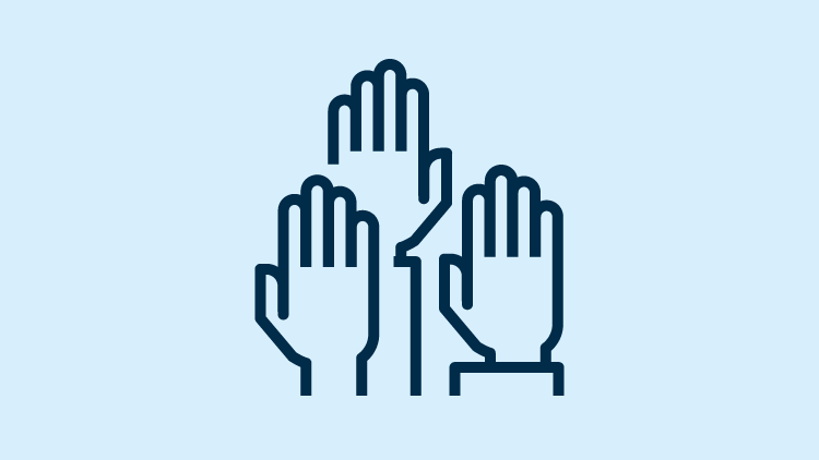 image icon of 3 hands