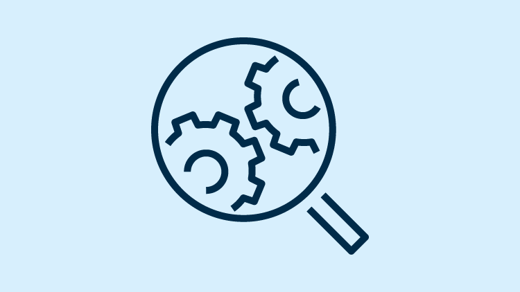 image icon of a magnifying glass.