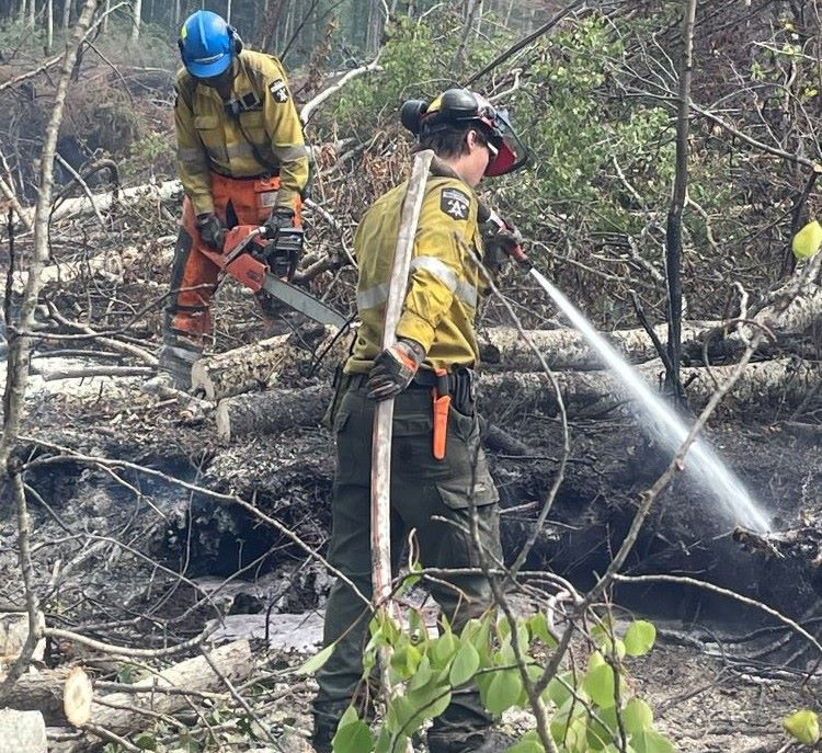 Firefighters working on SWF092