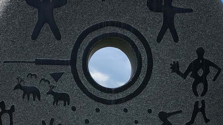 Photo of the monument center