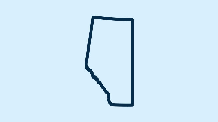 Icon of the outline of the province of Alberta