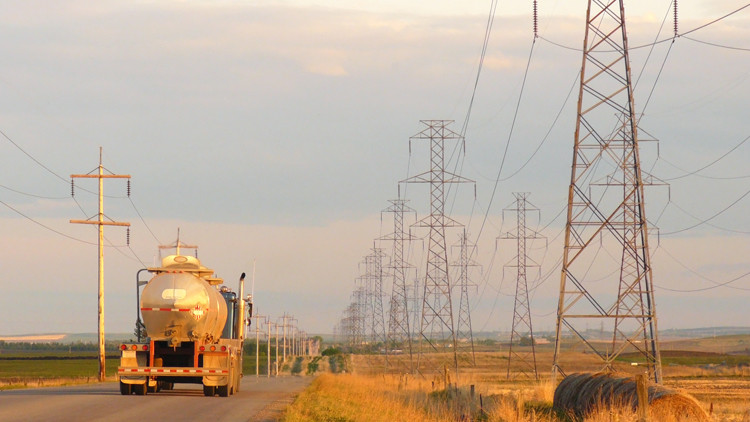 Photo of truck on highway