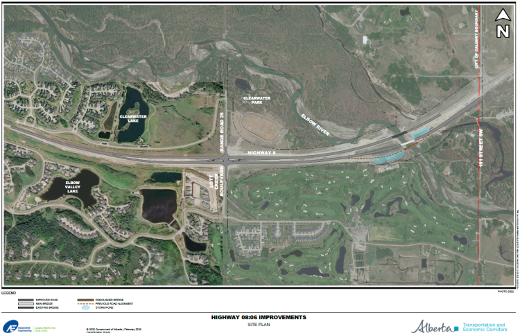 Image of twinning of Highway 8 map