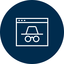 Icon of a web browser.